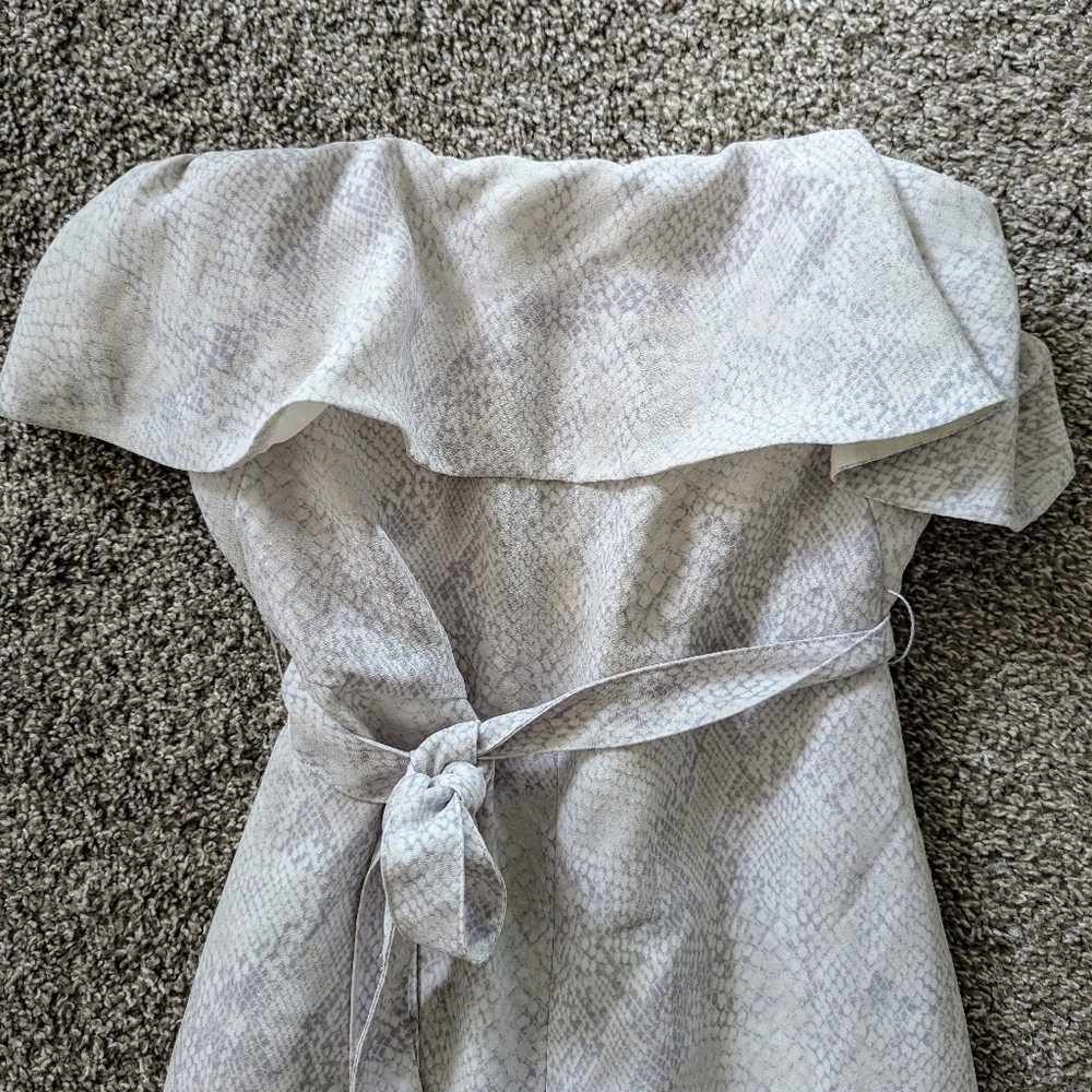 Babaton Strapless Flutter Altamira Jumpsuit - Picture 4 of 6